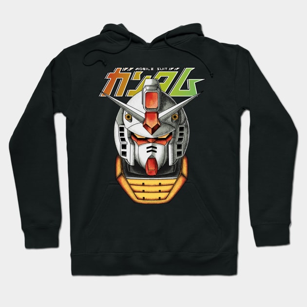 gundam rx 78 Hoodie by opoyostudio